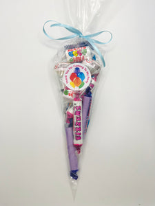 Retro wrapped sweets partybag/sweetcone (NUT FREE)