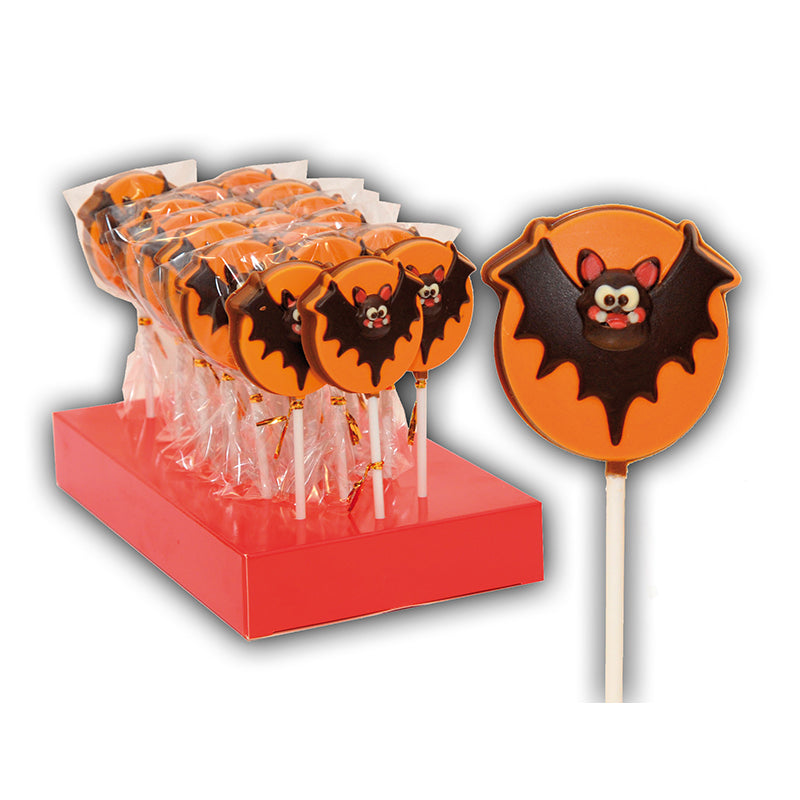 Welsh chocolate Halloween Bat Lollipop