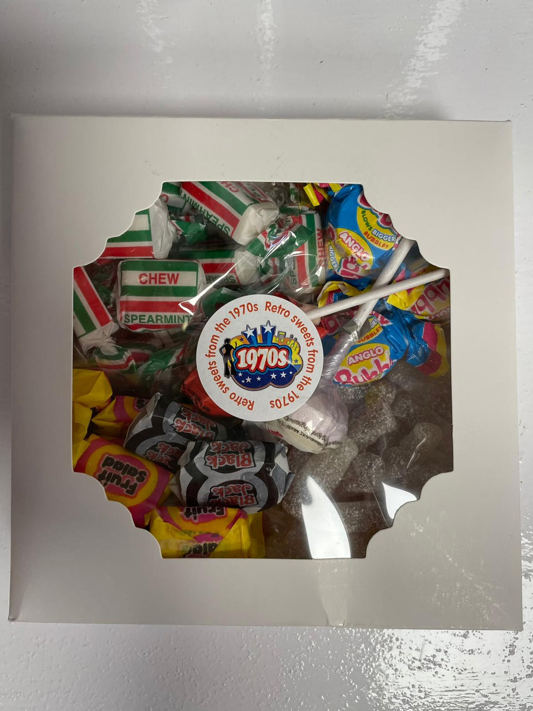 Retro Gift Box with Sweets From the 1970s