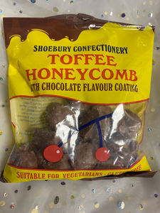 Chocolate covered toffee honeycomb