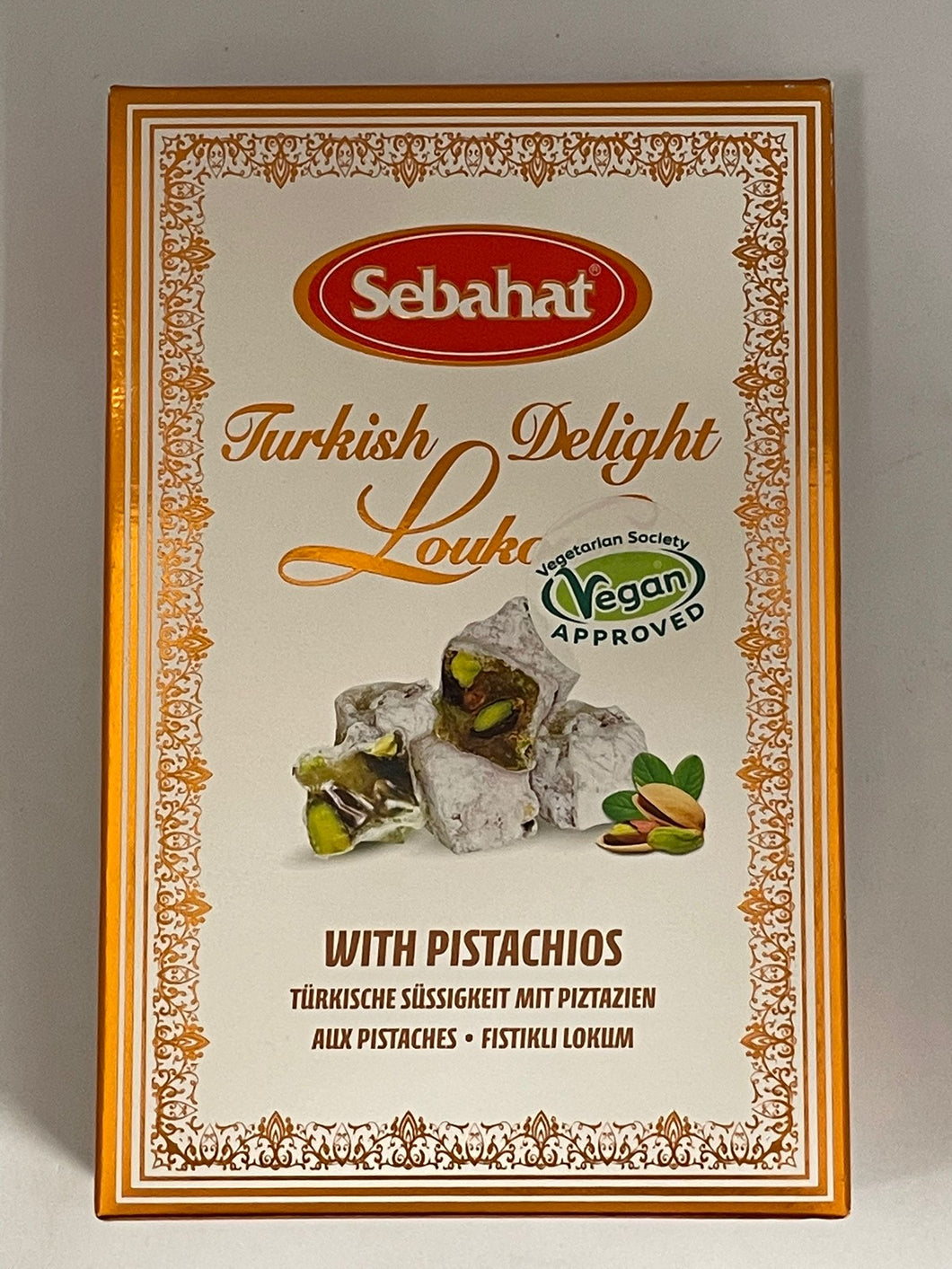Sebahat Turkish Delight with Pistachios.