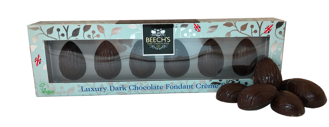 Dark chocolate fondant filling mini Easter eggs by Beech's