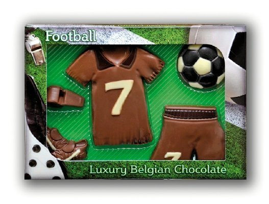 Milk Chocolate Football Kit (Welsh) (Father's day) (gifts for dad)