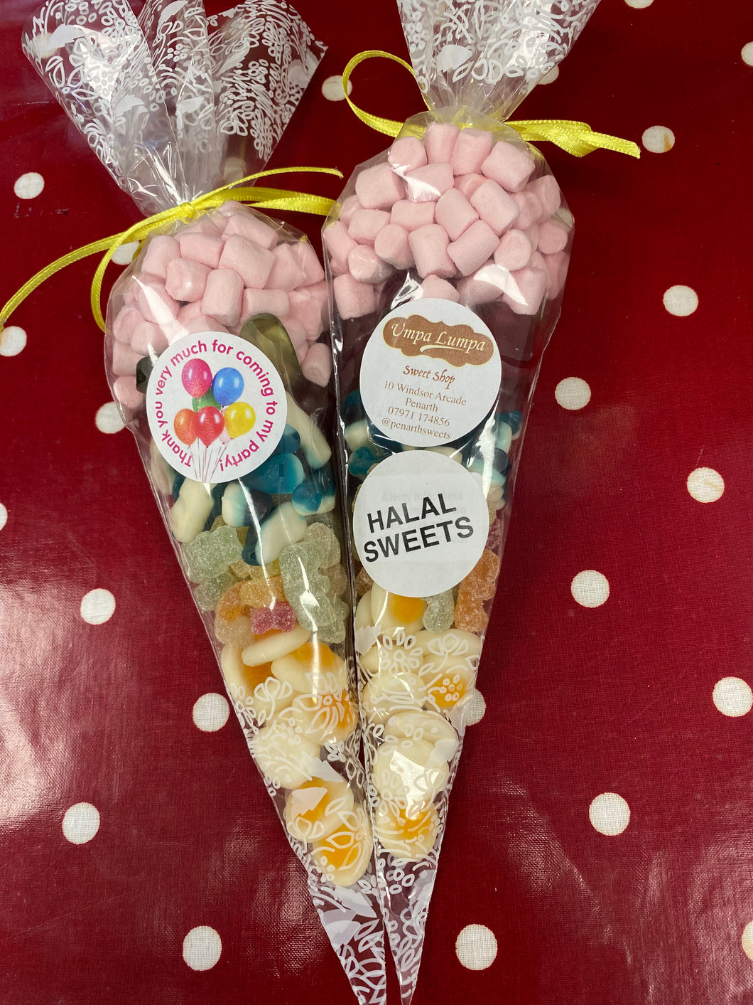 Halal partybag/sweetcone