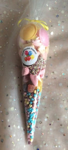 Multi Coloured Party Bag/sweetcone
